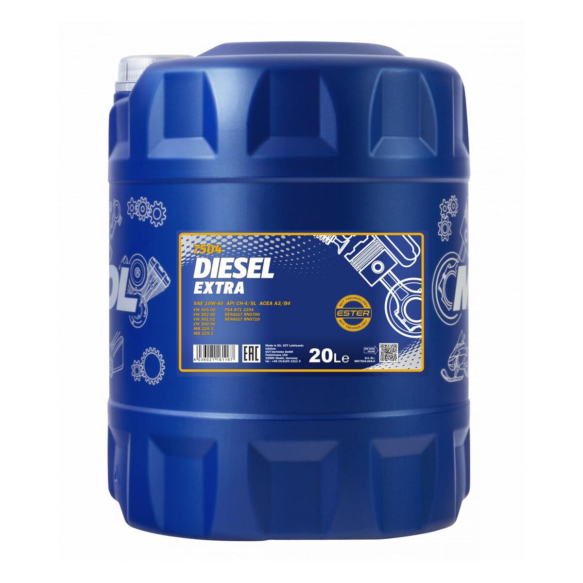 MANNOL Diesel Extra 10W-40 7504